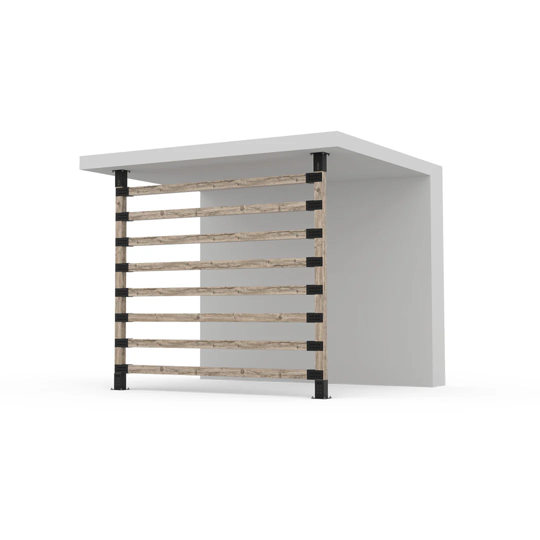 Duvardan Korkuluklu Pergola